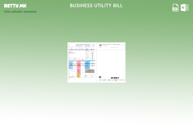 Модерен стил Пакистански Мултан за електрична енергија деловна сметка за комунал